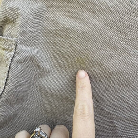 Carhartt Tan Canvas Work Carpenter Loose Fit Utility Shorts B147 Men’s Size 40 - Picture 7 of 7